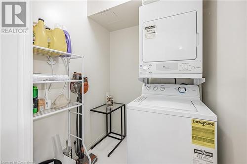 Large in Suite Laundry Room with Extra Storage - 135 Hillcrest Avenue Unit# 1014, Mississauga, ON - Indoor Photo Showing Laundry Room