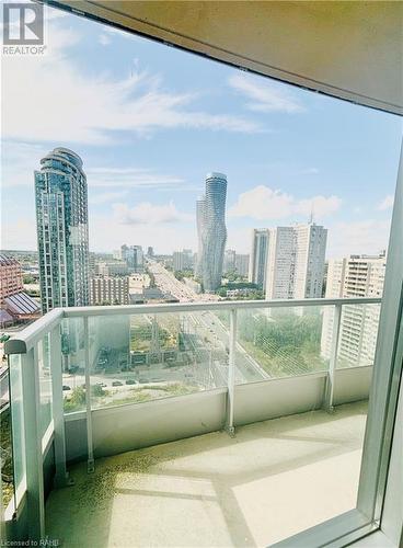 Balcony - 1 Elm Drive W Unit# 2309, Mississauga, ON - Outdoor With Balcony With View