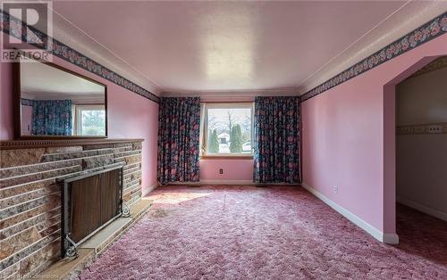 590 Glover Road, Hamilton, ON - Indoor Photo Showing Other Room With Fireplace