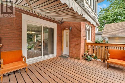 74 Balmoral Avenue S, Hamilton, ON - Outdoor With Deck Patio Veranda With Exterior