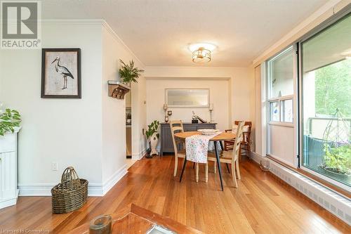 1966 Main Street W Unit# 406, Hamilton, ON - Indoor Photo Showing Dining Room