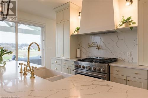 51075 Deeks Road S, Wainfleet, ON - Indoor Photo Showing Kitchen With Double Sink