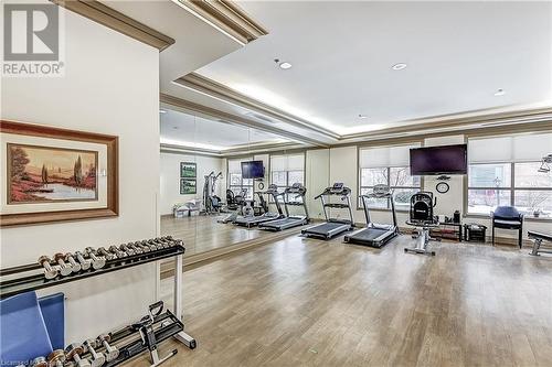 100 Burloak Drive Unit# 2405, Burlington, ON - Indoor Photo Showing Gym Room