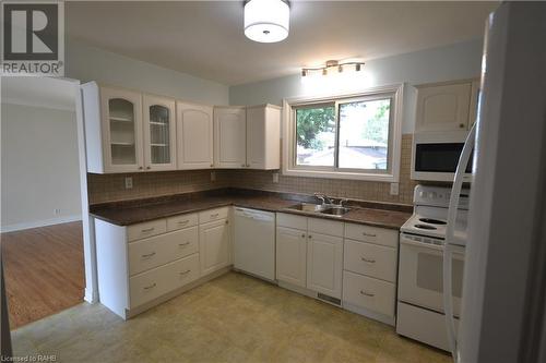 169 Gardiner Avenue E, Haldimand County, ON - Indoor Photo Showing Kitchen With Double Sink