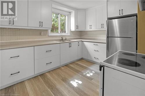 243 Holmesdale Avenue, Hamilton, ON - Indoor Photo Showing Kitchen With Double Sink