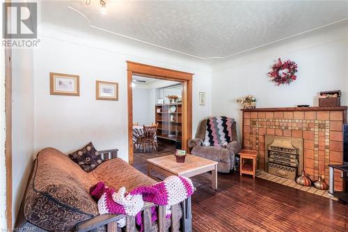 25 Chestnut Avenue, Hamilton, ON - Indoor Photo Showing Other Room With Fireplace