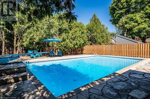 58 Hillcrest Avenue, Hamilton, ON - Outdoor With In Ground Pool With Deck Patio Veranda With Backyard