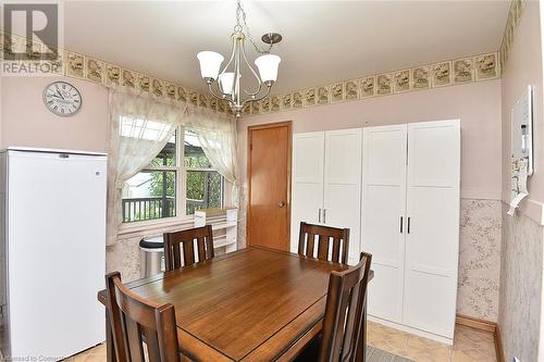 91 Dana Drive, Hamilton, ON - Indoor Photo Showing Dining Room