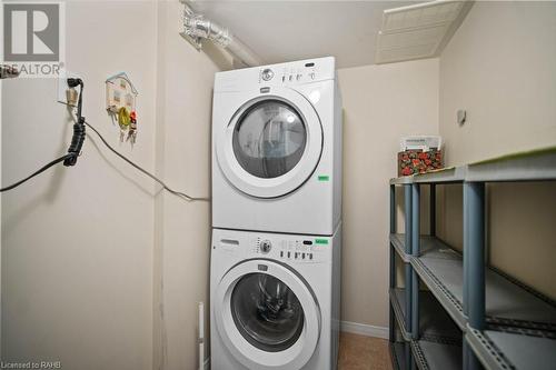 Spacious laundry and utility room! - 216 Plains Road W Unit# D307, Burlington, ON - Indoor Photo Showing Laundry Room