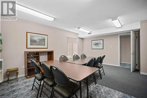 Meeting room! - 216 Plains Road W Unit# D307, Burlington, ON - Indoor Photo Showing Dining Room