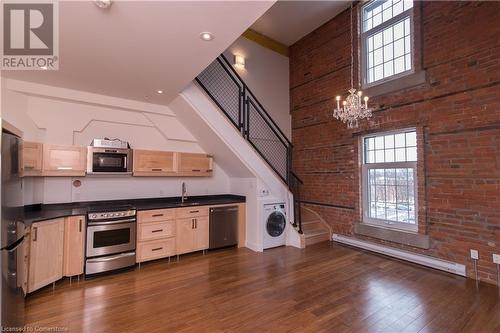 193 King Street E Unit# 307, Hamilton, ON - Indoor Photo Showing Kitchen