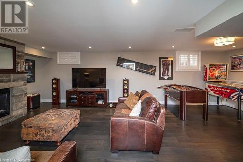 67 Alma Street, Dundas, ON - Indoor Photo Showing Other Room With Fireplace