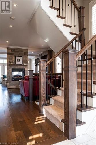 67 Alma Street, Dundas, ON - Indoor Photo Showing Other Room With Fireplace