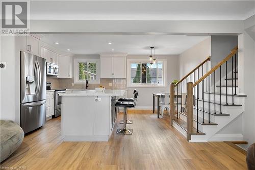 6146 Monterey Avenue, Niagara Falls, ON - Indoor Photo Showing Kitchen With Stainless Steel Kitchen With Upgraded Kitchen