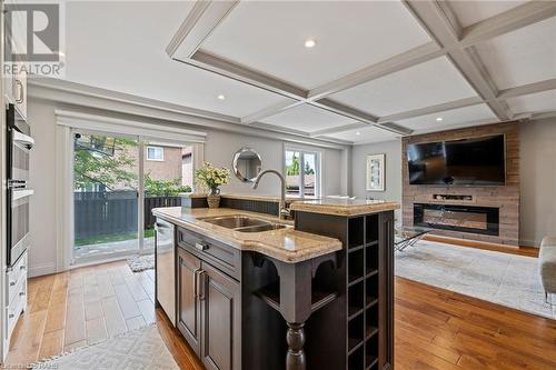 71 Stonepine Crescent, Hamilton, ON - Indoor Photo Showing Kitchen With Double Sink