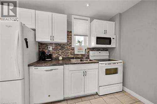 174 Grace Avenue, Hamilton, ON - Indoor Photo Showing Kitchen With Double Sink