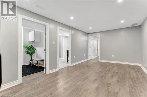 Basement Living/Dining Area - 77 Inchlee Drive, Hamilton, ON - Indoor Photo Showing Other Room