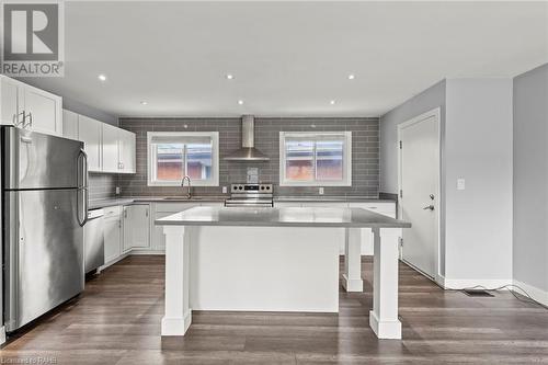 54 Coral Drive, Hamilton, ON - Indoor Photo Showing Kitchen With Stainless Steel Kitchen With Upgraded Kitchen