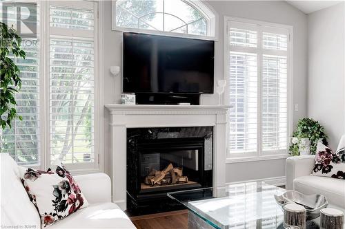 2264 Turnberry Road, Burlington, ON - Indoor Photo Showing Living Room With Fireplace