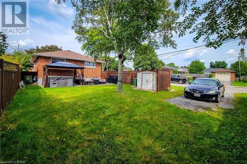 Backyard and parking - 44 Welbourn Drive, Hamilton, ON - Outdoor