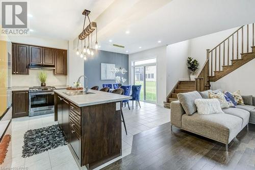 81 Hawick Crescent, Caledonia, ON - Indoor Photo Showing Kitchen With Double Sink