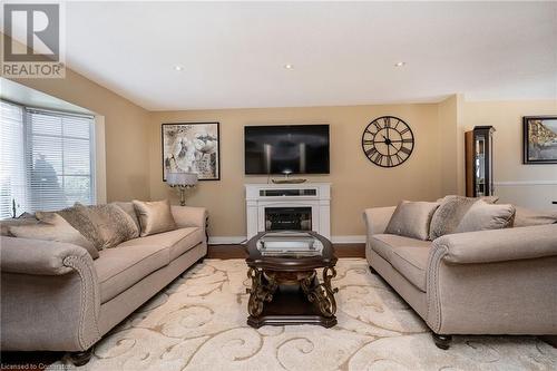 674 Laurier Avenue, Milton, ON - Indoor Photo Showing Living Room With Fireplace