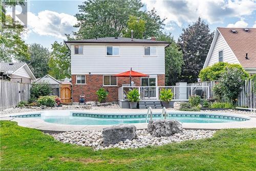 Landscaped - 1340 Humphreys Crescent, Burlington, ON - Outdoor With In Ground Pool With Deck Patio Veranda