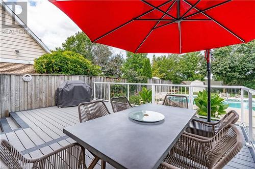 Outdoor Dining - 1340 Humphreys Crescent, Burlington, ON - Outdoor With Deck Patio Veranda With Exterior