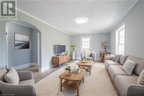 Virtually Staged - 728 Gorham Road, Ridgeway, ON - Indoor Photo Showing Living Room