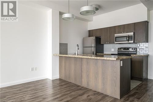 112 King Street E Unit# 1003, Hamilton, ON - Indoor Photo Showing Kitchen With Stainless Steel Kitchen