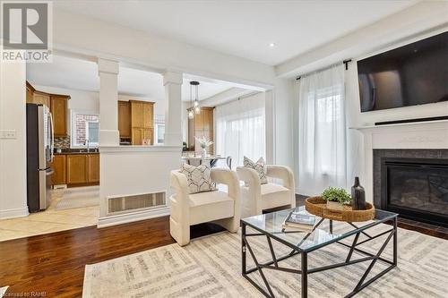 3099 Ferguson Drive, Burlington, ON - Indoor Photo Showing Living Room With Fireplace