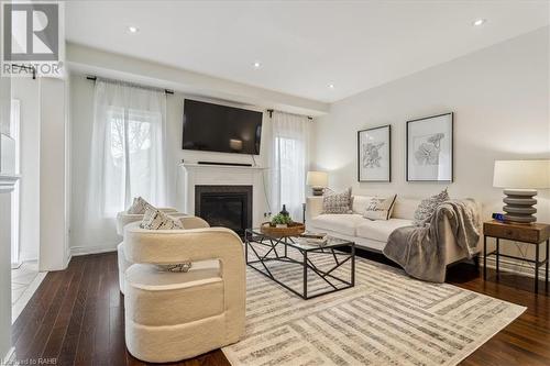 3099 Ferguson Drive, Burlington, ON - Indoor Photo Showing Living Room With Fireplace