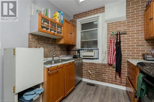 236 Grosvenor Avenue N, Hamilton, ON - Indoor Photo Showing Kitchen With Double Sink