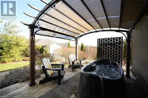 Secondary Patio w/ Hot Tub - 50 Bluenose Drive, Port Dover, ON - Outdoor