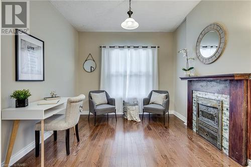 167 Balsam Avenue S, Hamilton, ON - Indoor With Fireplace