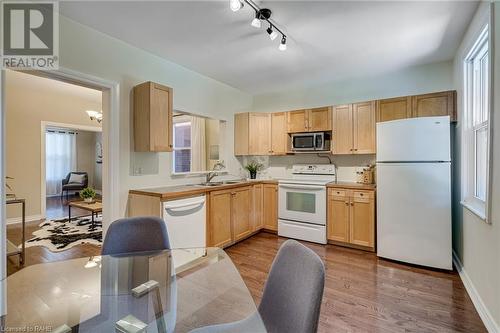 167 Balsam Avenue S, Hamilton, ON - Indoor Photo Showing Kitchen With Double Sink