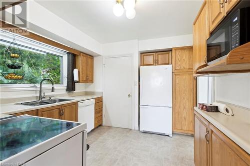 225 Helena Avenue, Winona, ON - Indoor Photo Showing Kitchen With Double Sink