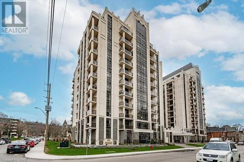 81 Robinson Street Unit# 804, Hamilton, ON - Outdoor With Balcony With Facade