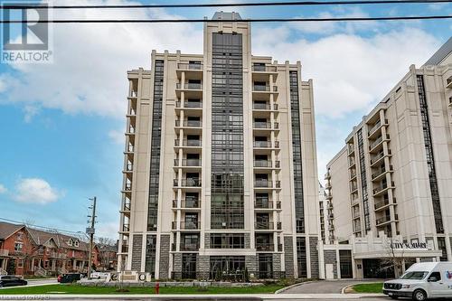 81 Robinson Street Unit# 804, Hamilton, ON - Outdoor With Balcony With Facade