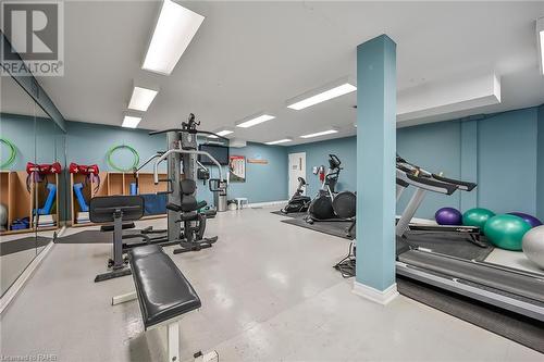 600 Silverbirch Boulevard Unit# 203, Mount Hope, ON - Indoor Photo Showing Gym Room