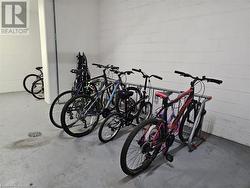 Locked room for bicycle storage - 