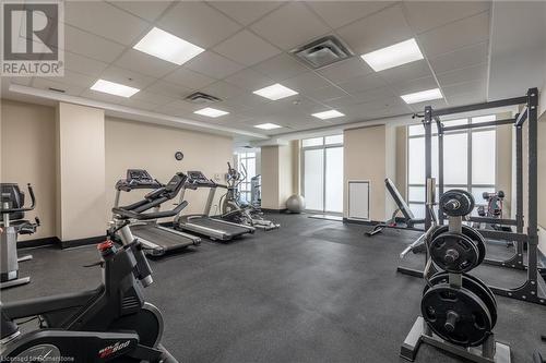 Common Area - 85 Robinson Street Unit# 1002, Hamilton, ON - Indoor Photo Showing Gym Room