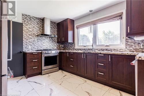 317 Glenholme Avenue, Hamilton, ON - Indoor Photo Showing Kitchen With Upgraded Kitchen