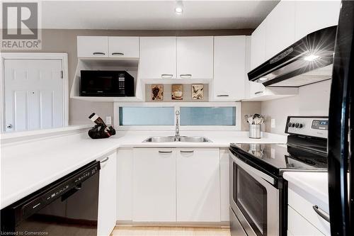 2040 Cleaver Avenue Unit# 304, Burlington, ON - Indoor Photo Showing Kitchen With Double Sink