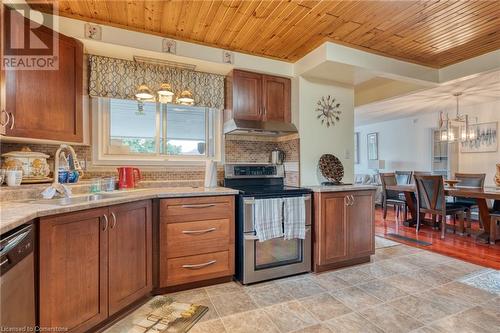 53 Anna Capri Drive, Hamilton, ON - Indoor Photo Showing Kitchen With Double Sink