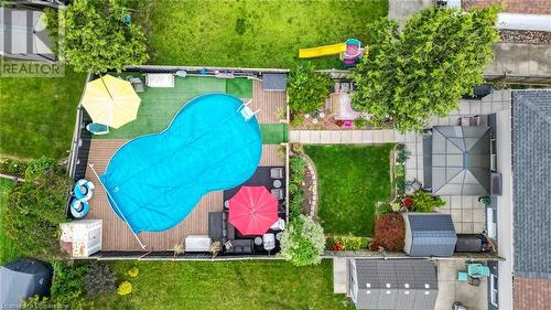 53 Anna Capri Drive, Hamilton, ON - Outdoor With In Ground Pool