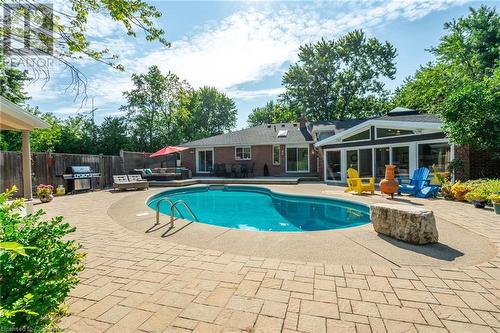 2159 Britannia Road, Burlington, ON - Outdoor With In Ground Pool