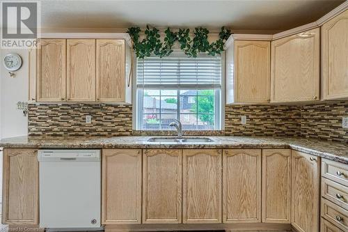 148 Mount Albion Road, Hamilton, ON - Indoor Photo Showing Kitchen With Double Sink