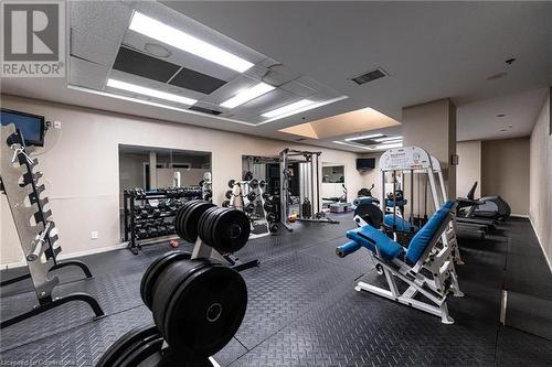 135 James Street S Unit# 217, Hamilton, ON - Indoor Photo Showing Gym Room