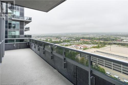 2087 Fairview Street Unit# 1808, Burlington, ON - Outdoor With Balcony With View With Exterior